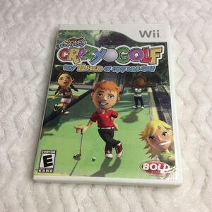 Kidz Sports Crazy Golf Nintendo Wii Video Game Clean Disc Tested with Manual